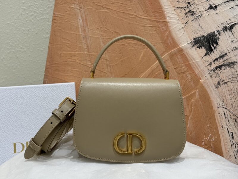 Replica Dior 30 Montaigne Avenue Top Handle Brown - best quality luxury bag dupe