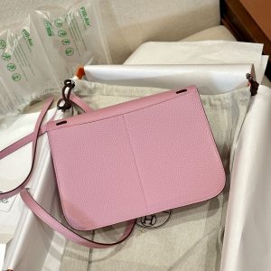 Replica Hermes Halzan Pink 9 Replica Hermes Halzan Pink - premium 1:1 fake handbag model