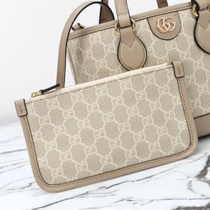 Replica GUCCI OPHIDIA SMALL GG TOTE BAG - high-end fake designer purse