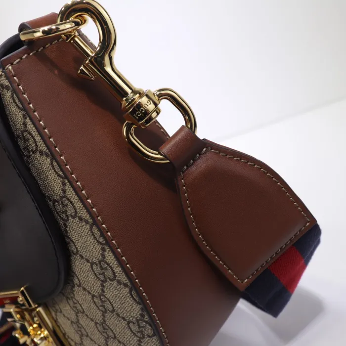 Replica GUCCI Supreme Monogram Web Medium Padlock Messenger Shoulder Bag 3 Replica GUCCI Supreme Monogram Web Medium Padlock Messenger Shoulder Bag - high-quality designer bag clone