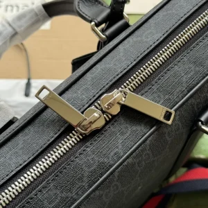 Replica GUCCI GG BLACK BRIEFCASE 5 Replica GUCCI GG BLACK BRIEFCASE - high-quality designer bag clone