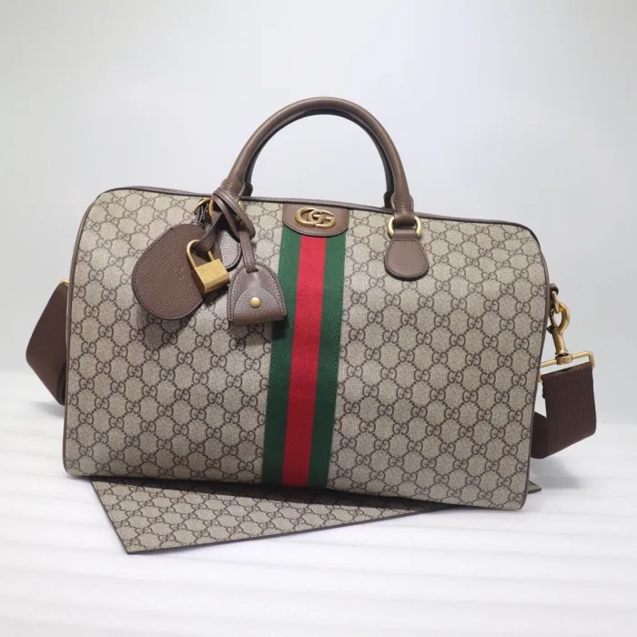 Replica GUCCI SAVOY MEDIUM DUFFLE BAG 1 Replica GUCCI SAVOY MEDIUM DUFFLE BAG - high-end fake designer purse