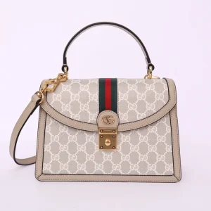 Replica GUCCI OPHIDIA SMALL TOP HANDLE BAG WITH WEB 13 Replica GUCCI OPHIDIA SMALL TOP HANDLE BAG WITH WEB - ultra-realistic fake designer tote