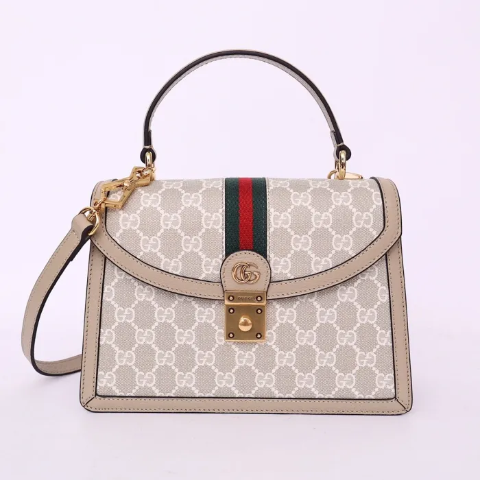 Replica GUCCI OPHIDIA SMALL TOP HANDLE BAG WITH WEB 13 Replica GUCCI OPHIDIA SMALL TOP HANDLE BAG WITH WEB - ultra-realistic fake designer tote
