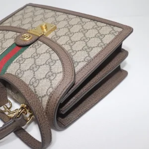 Replica GUCCI OPHIDIA SMALL TOP HANDLE BAG WITH WEB 11 Replica GUCCI OPHIDIA SMALL TOP HANDLE BAG WITH WEB - best-selling designer handbag dupe