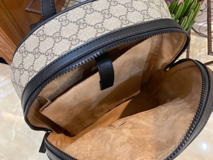 Replica GUCCI MEDIUM GG BACKPACK WITH TAG 5 Replica GUCCI MEDIUM GG BACKPACK WITH TAG - near-authentic luxury replica handbag