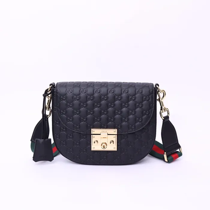 Replica GUCCI Supreme Monogram Web Medium Padlock Messenger Shoulder Bag 5 Replica GUCCI Supreme Monogram Web Medium Padlock Messenger Shoulder Bag - realistic designer-inspired fake bag