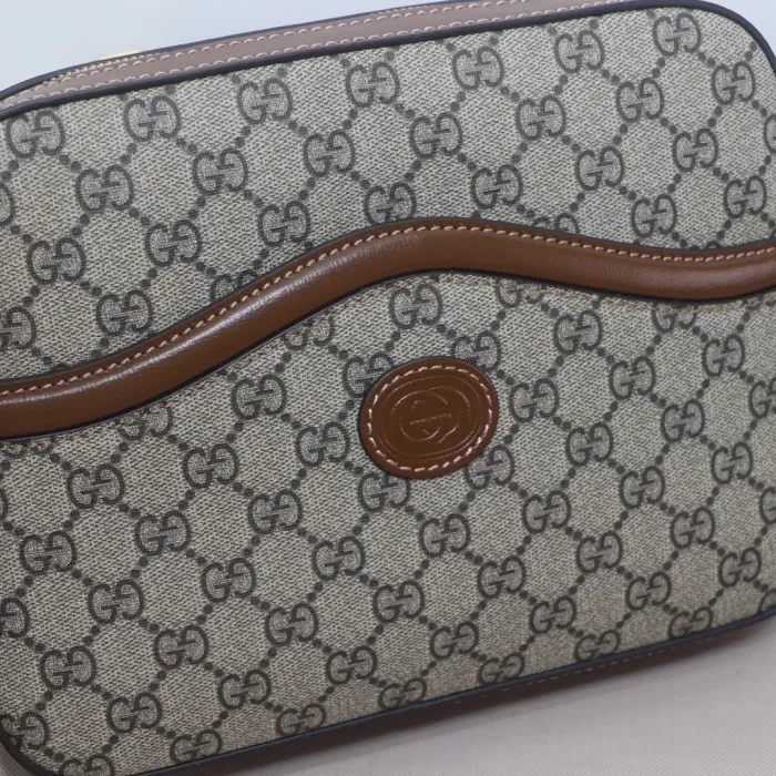 Replica GUCCI MESSENGER BAG WITH INTERLOCKING G - elite superclone designer purse