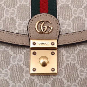 Replica GUCCI OPHIDIA SMALL TOP HANDLE BAG WITH WEB 7 Replica GUCCI OPHIDIA SMALL TOP HANDLE BAG WITH WEB - high-quality designer bag clone