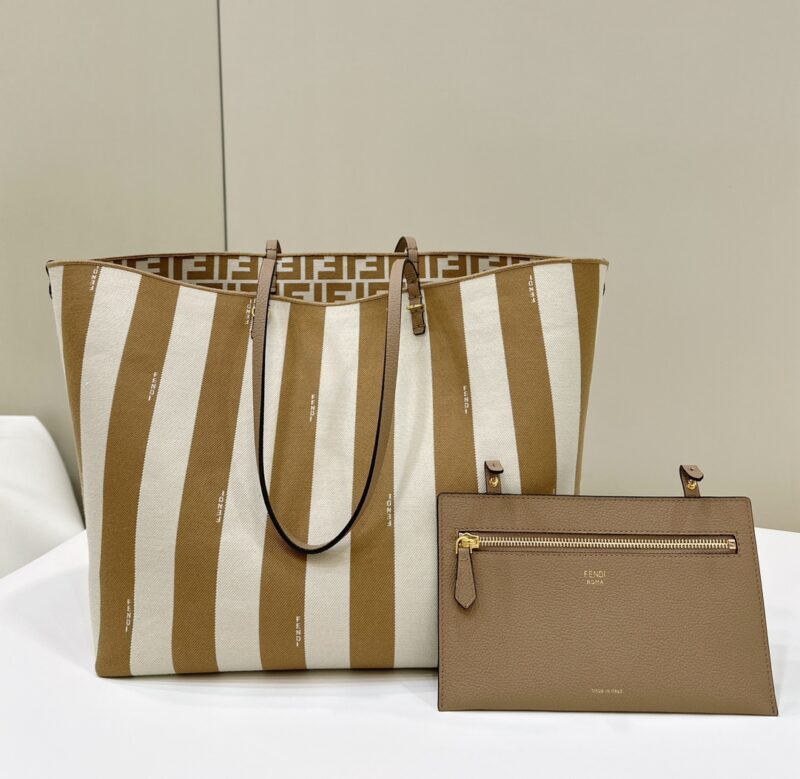 Replica Fendi Two Side Small Tote Beige 2 Replica Fendi Two Side Small Tote Beige - premium-grade designer purse dupe