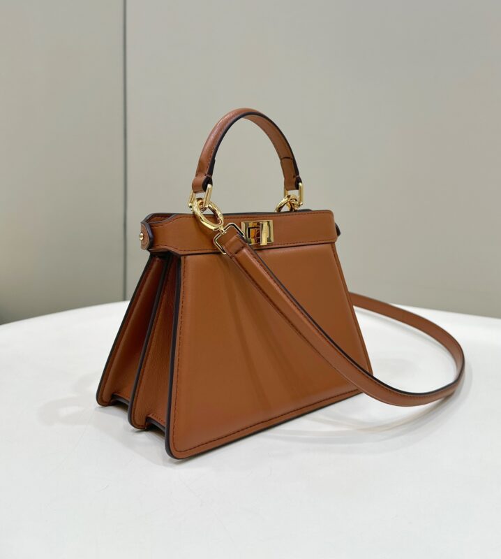 Replica Fendi Peekaboo Mini Brown 2 Replica Fendi Peekaboo Mini Brown - realistic designer-inspired fake bag
