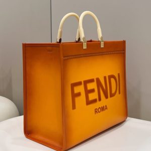 Replica Fendi Peekaboo Tote Orange 3 Replica Fendi Peekaboo Tote Orange - high-quality designer bag clone