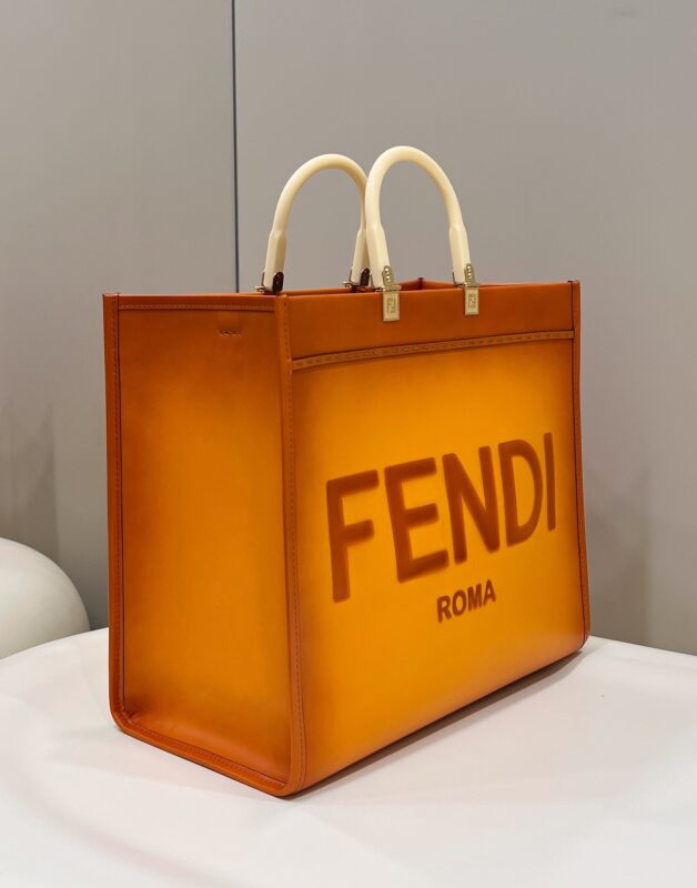 Replica Fendi Peekaboo Tote Orange 3 Replica Fendi Peekaboo Tote Orange - high-quality designer bag clone