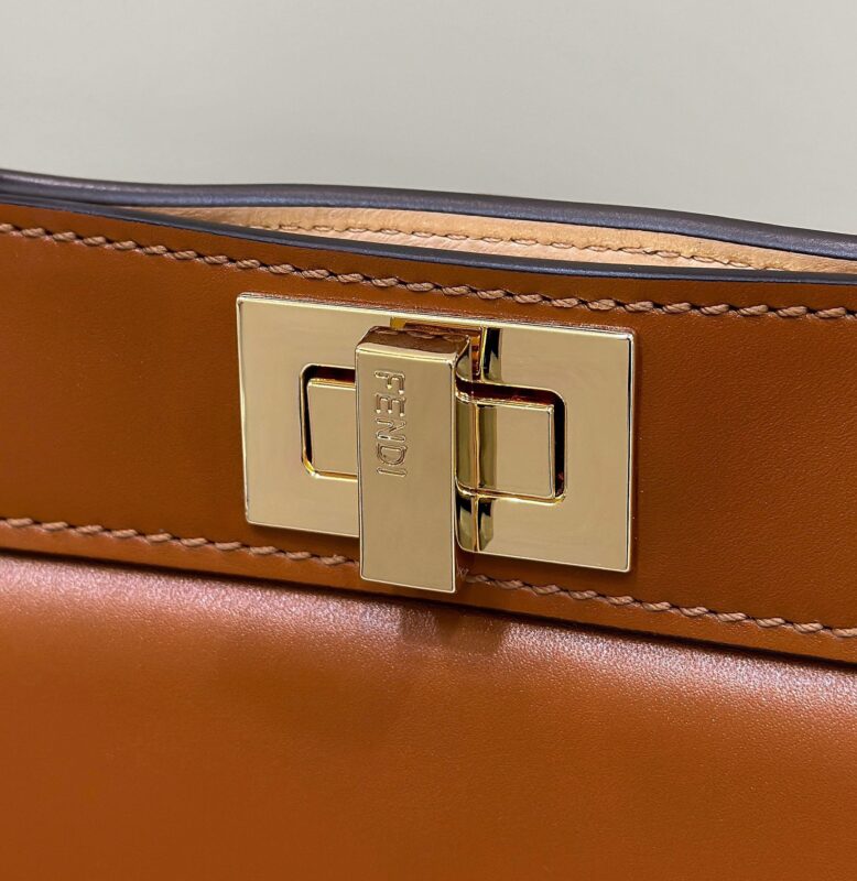 Replica Fendi Peekaboo Large Brown 5 Replica Fendi Peekaboo Large Brown - premium 1:1 fake handbag model