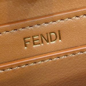 Replica Fendi Peekaboo Mini Brown 6 Replica Fendi Peekaboo Mini Brown - authentic-look luxury purse replica