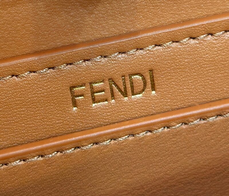 Replica Fendi Peekaboo Mini Brown 6 Replica Fendi Peekaboo Mini Brown - authentic-look luxury purse replica