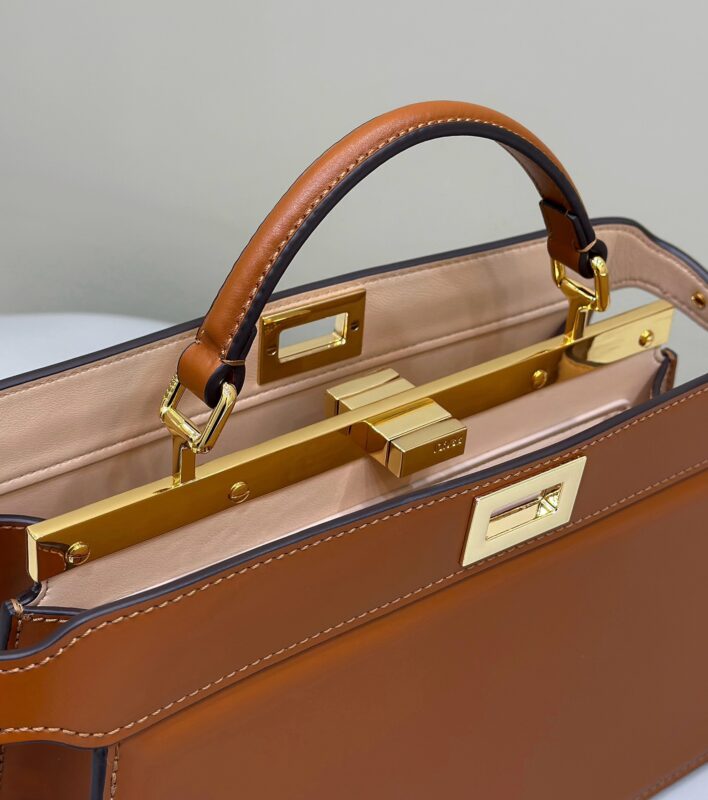 Replica Fendi Peekaboo Large Brown 7 Replica Fendi Peekaboo Large Brown - realistic designer-inspired fake bag