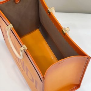 Replica Fendi Peekaboo Tote Orange 9 Replica Fendi Peekaboo Tote Orange - elite superclone designer purse