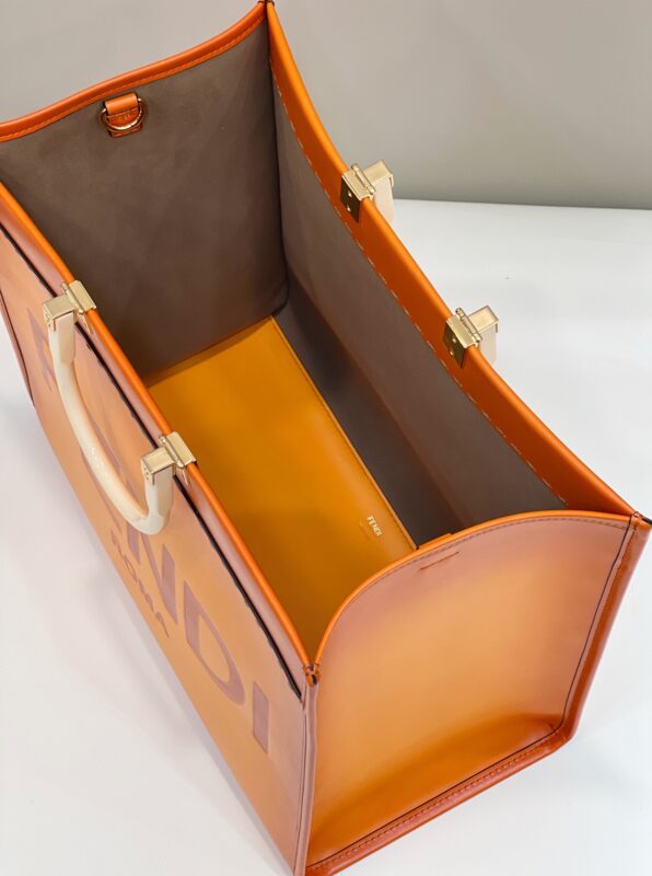 Replica Fendi Peekaboo Tote Orange 9 Replica Fendi Peekaboo Tote Orange - elite superclone designer purse