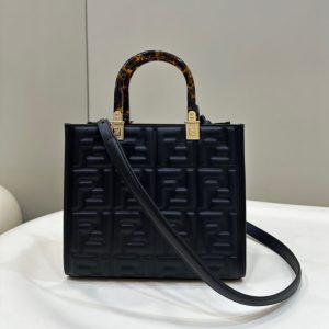 Replica Fendi Small Tote Black 1 Replica Fendi Small Tote Black - best quality luxury bag dupe