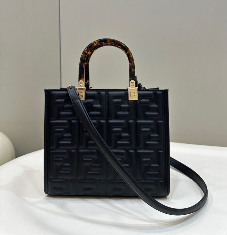 Replica Fendi Small Tote Black 1 Replica Fendi Small Tote Black - best quality luxury bag dupe