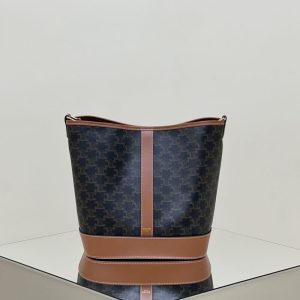 Replica Celine Triomphe Bucket Brown 2 Replica Celine Triomphe Bucket Brown - high-quality designer bag clone