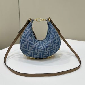 Replica Fendi Fendigraphy Small Denim Blue 1 Replica Fendi Fendigraphy Small Denim Blue - top-rated replica designer bag