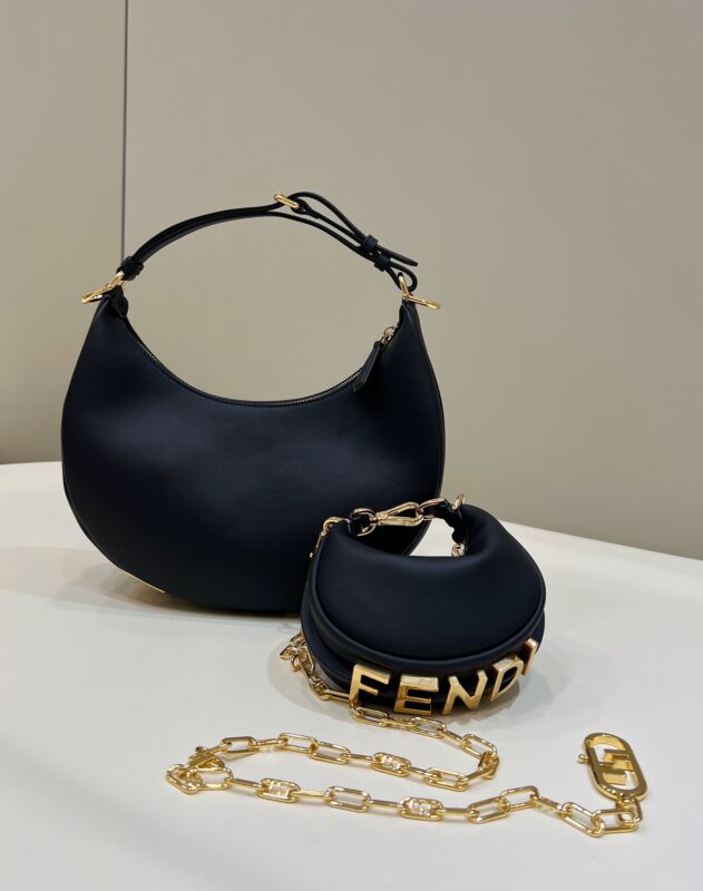 Replica Fendi Fendigraphy Large Black 2 Replica Fendi Fendigraphy Large Black - premium-grade designer purse dupe
