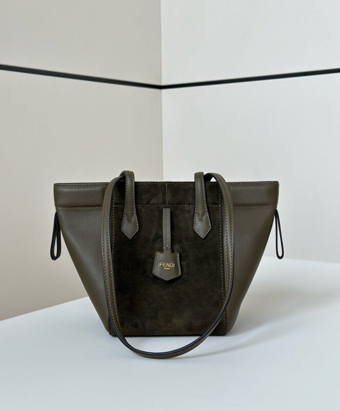 Replica Fendi Origami Small Dark Green 2 Replica Fendi Origami Small Dark Green - premium 1:1 fake handbag model