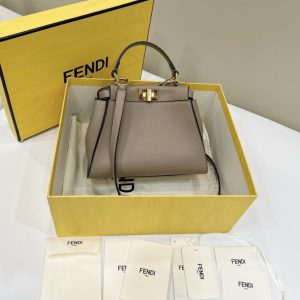 Replica Fendi Peekaboo Beige 1 Replica Fendi Peekaboo Beige - premium-grade designer purse dupe