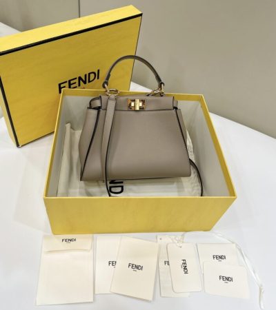 Replica Fendi Peekaboo Beige - premium-grade designer purse dupe
