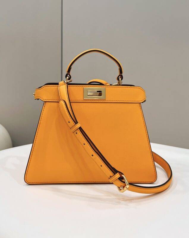 Replica Fendi Peekaboo Medium Orange 1 Replica Fendi Peekaboo Medium Orange - best-selling designer handbag dupe