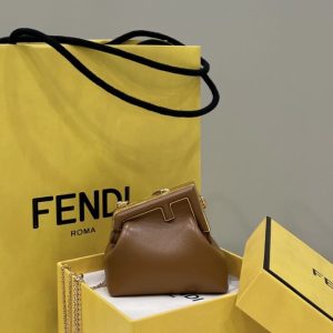 Replica Fendi First Mini Brown - authentic-look luxury purse replica