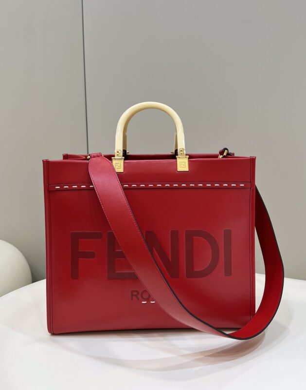 Replica Fendi Peekaboo Tote Red 1 Replica Fendi Peekaboo Tote Red - high-accuracy replica luxury purse