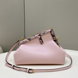 Replica Fendi First Pink Python 1 Replica Fendi First Pink Python - best quality luxury bag dupe