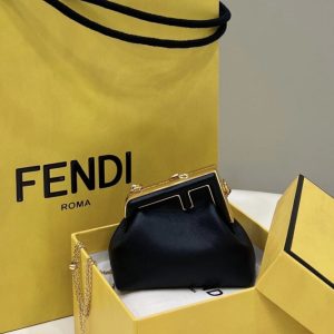 Replica Fendi First Mini Black 1 Replica Fendi First Mini Black - best-selling designer handbag dupe