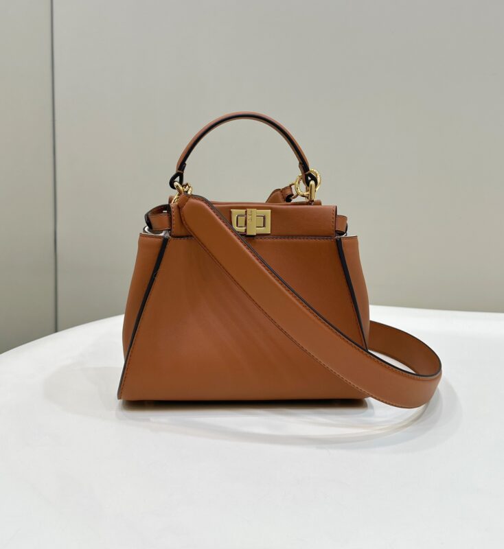 Replica Fendi Peekaboo Medium Brown 1 Replica Fendi Peekaboo Medium Brown - high-accuracy replica luxury purse