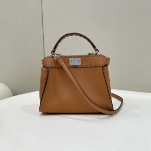 Replica Fendi Peekaboo Small Brown 2 Replica Fendi Peekaboo Small Brown - 1:1 designer replica handbag