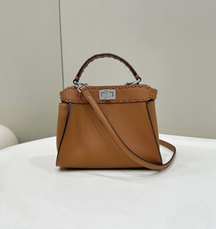 Replica Fendi Peekaboo Small Brown 2 Replica Fendi Peekaboo Small Brown - 1:1 designer replica handbag