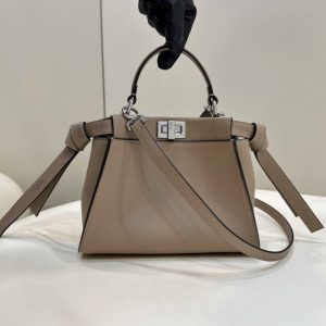 Replica Fendi Peekaboo Small Beige 1 Replica Fendi Peekaboo Small Beige - near-authentic luxury replica handbag