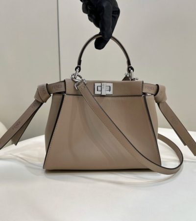 Replica Fendi Peekaboo Small Beige - near-authentic luxury replica handbag