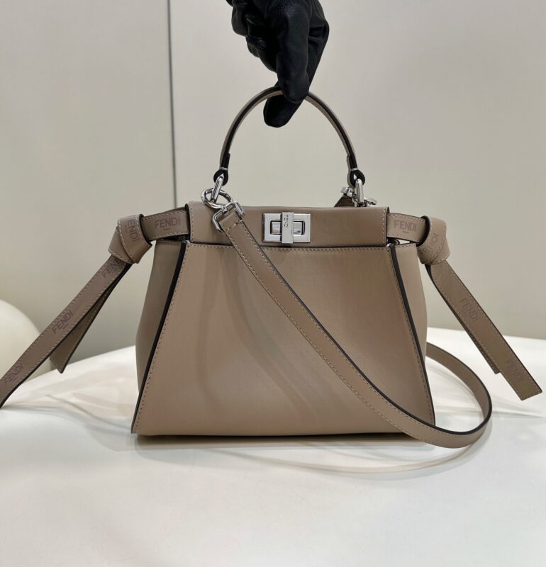 Replica Fendi Peekaboo Small Beige 1 Replica Fendi Peekaboo Small Beige - near-authentic luxury replica handbag