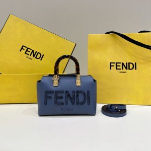 Replica Fendi By The Way Boston Blue 1 Replica Fendi By The Way Boston Blue - near-authentic luxury replica handbag