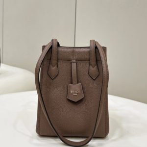 Replica Fendi Origami Small Brown - elite superclone designer purse