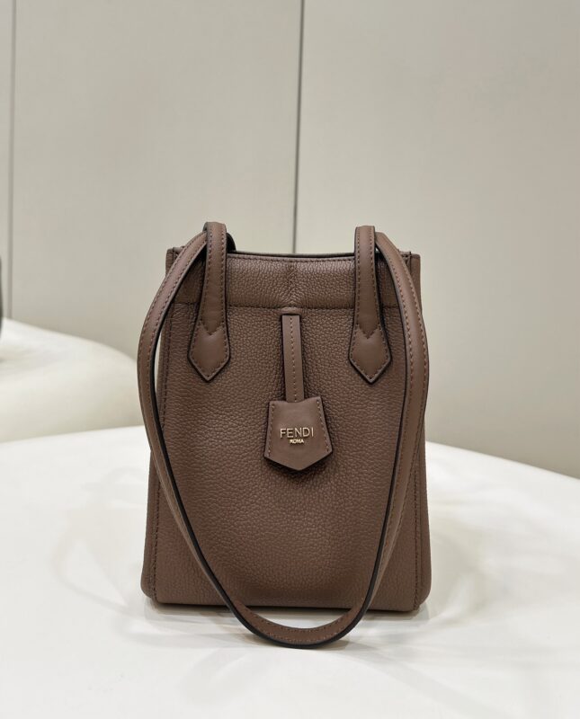 Replica Fendi Origami Small Brown - elite superclone designer purse