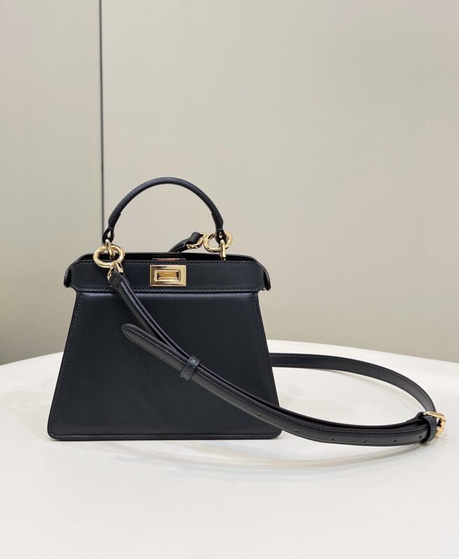 Replica Fendi Peekaboo Mini Black - premium-grade designer purse dupe