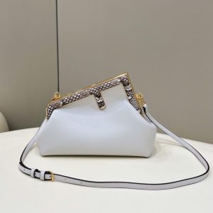 Replica Fendi First White Python 1 Replica Fendi First White Python - authentic-look luxury purse replica