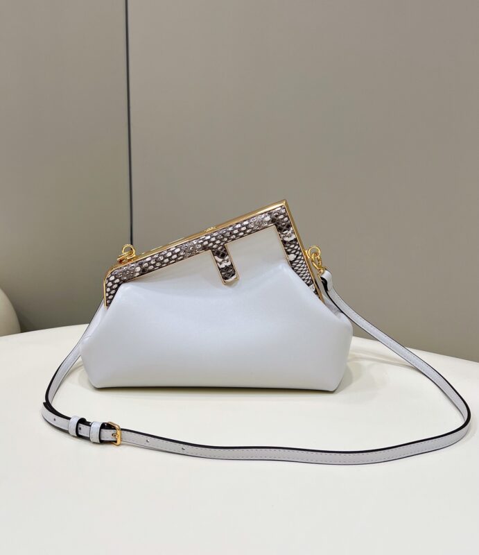 Replica Fendi First White Python 1 Replica Fendi First White Python - authentic-look luxury purse replica