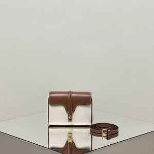 Replica Celine Soft 16 Mini Brown - near-authentic luxury replica handbag