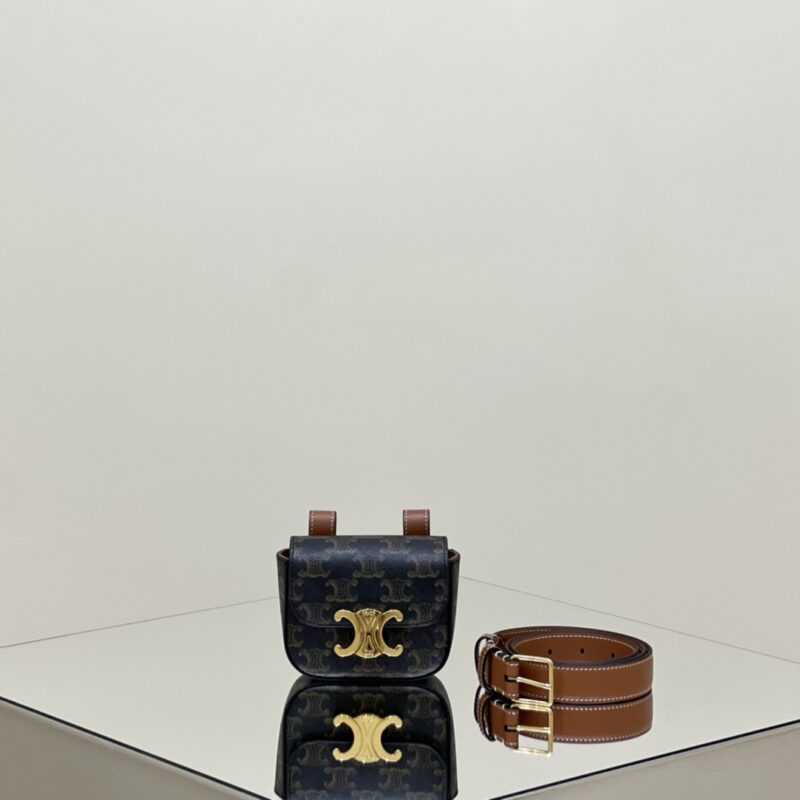 Replica Celine Triomphe Mini Waist Bag 1 Replica Celine Triomphe Mini Waist Bag - elite superclone designer purse